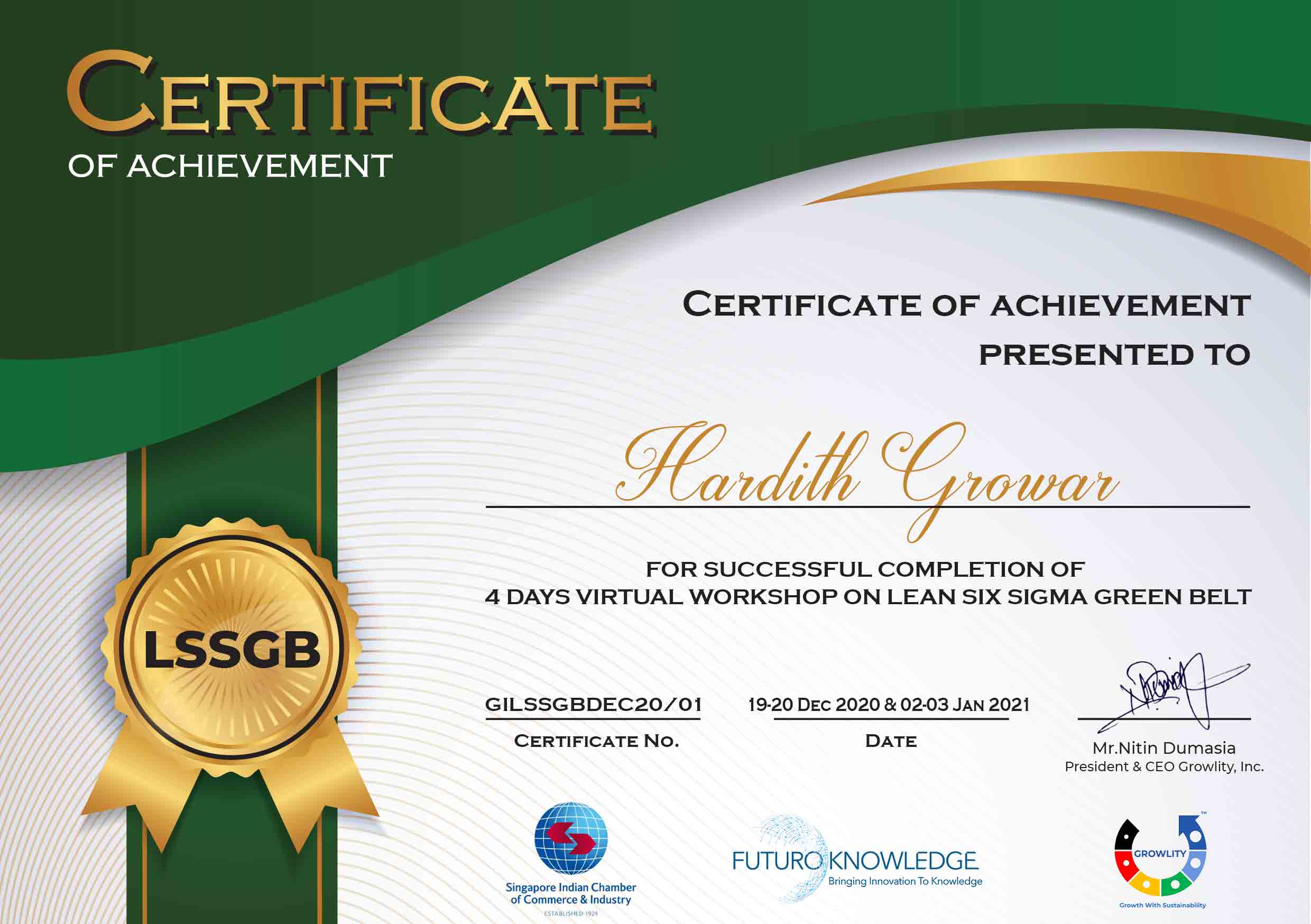 Lean Six Sigma Green Belt I Global Virtual Workshop SICCI FuturoKnowledge lean-six-sigma-green-belt-i-global-virtual-workshop-sicci-futuroknowledge