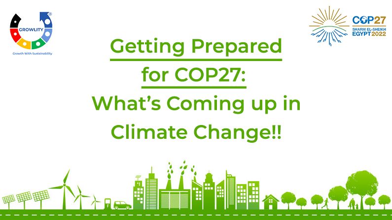 Getting Prepared for COP27: