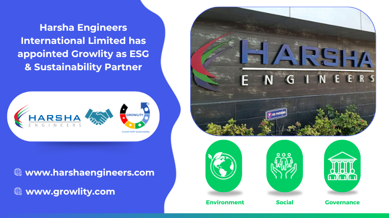 Harsha Engineers International Limited has appointed Growlity as their ESG & Sustainability Partner