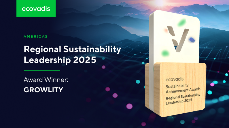 Growlity is Honored with the 2025 EcoVadis Regional Sustainability Leadership Award for Americas