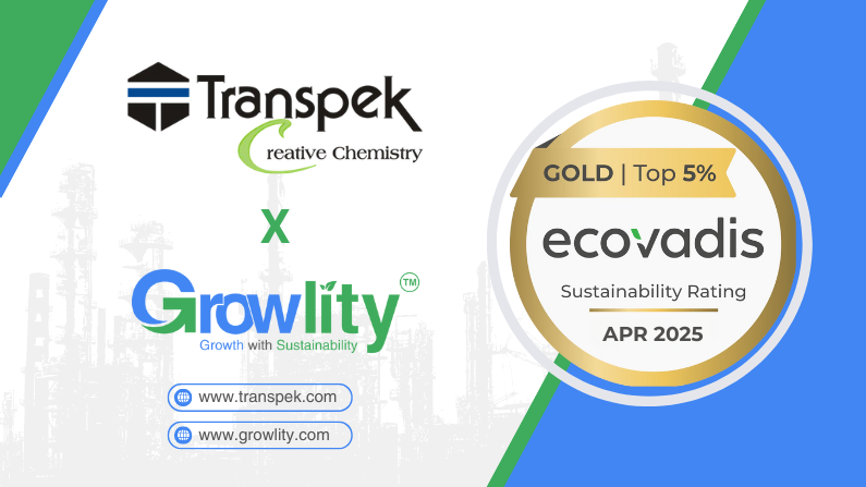 Transpek Earns EcoVadis Gold Medal for Sustainability Excellence